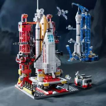 Launch Center Lunar Lander Building Blocks Set