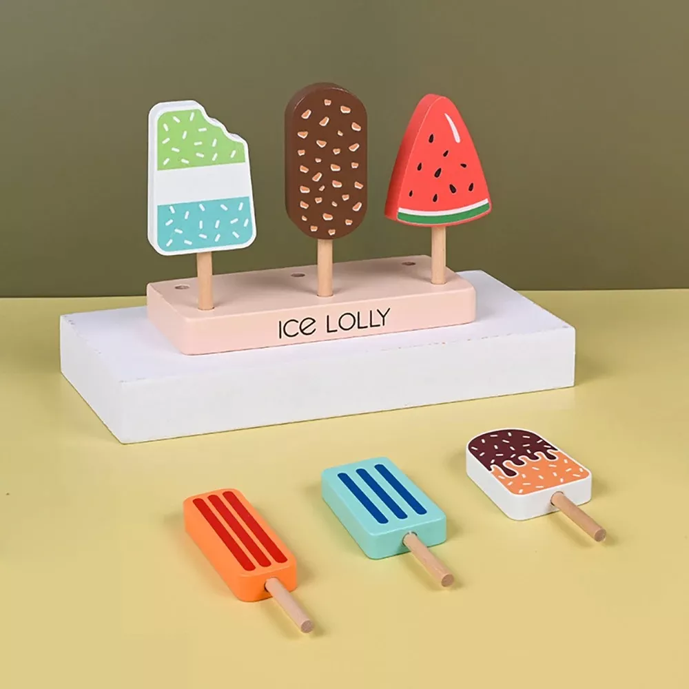 Wooden Ice Cream Play Set - Image 2
