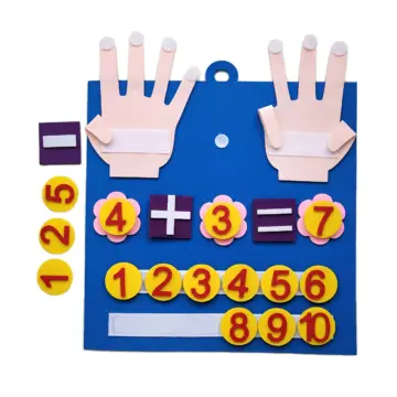 Montessori Felt Finger Counting Math Toy