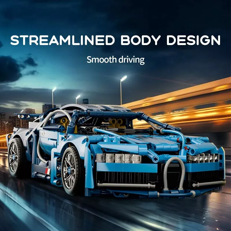 Super Car 1:14 Scale 900-Piece Building Blocks Set - Image 5