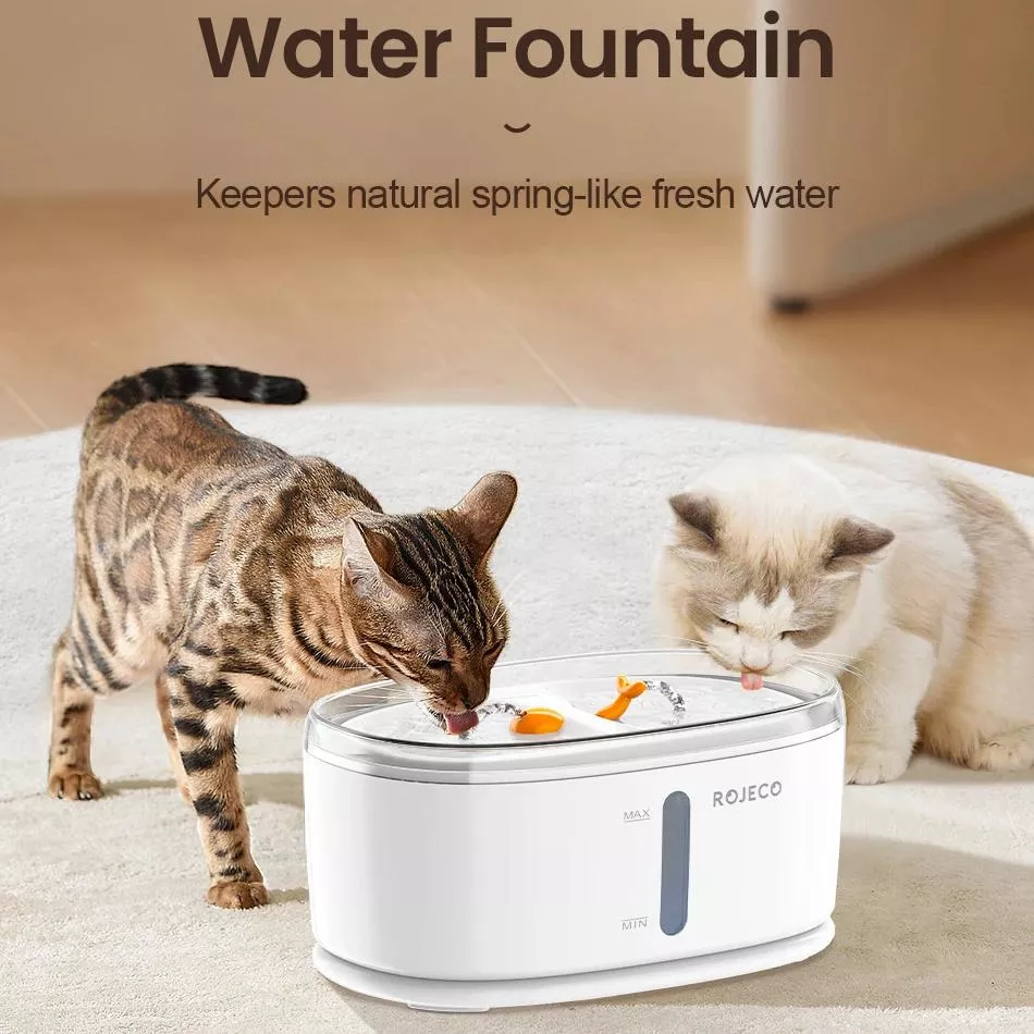 Automatic Water Fountain with Dual Drinking System - Image 2