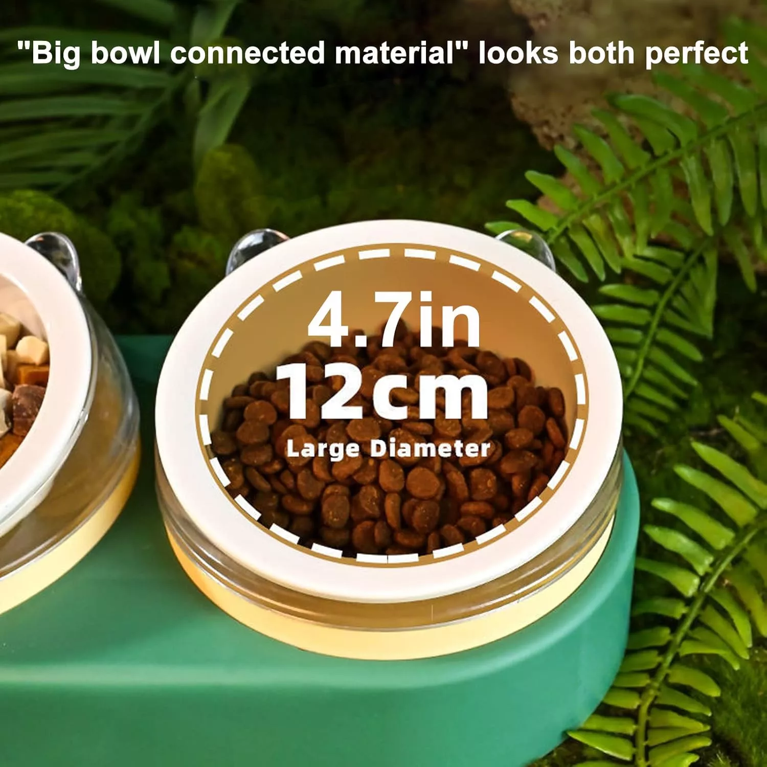 Ceramic Cat Bowl with Drinking Fountain - Image 3