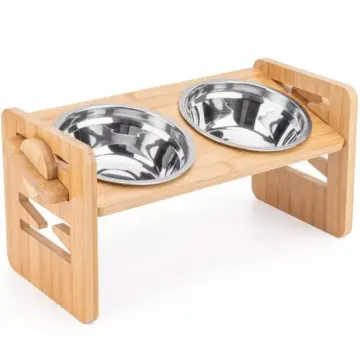 Adjustable Raised Pet Bowl for Cats and Small Dogs