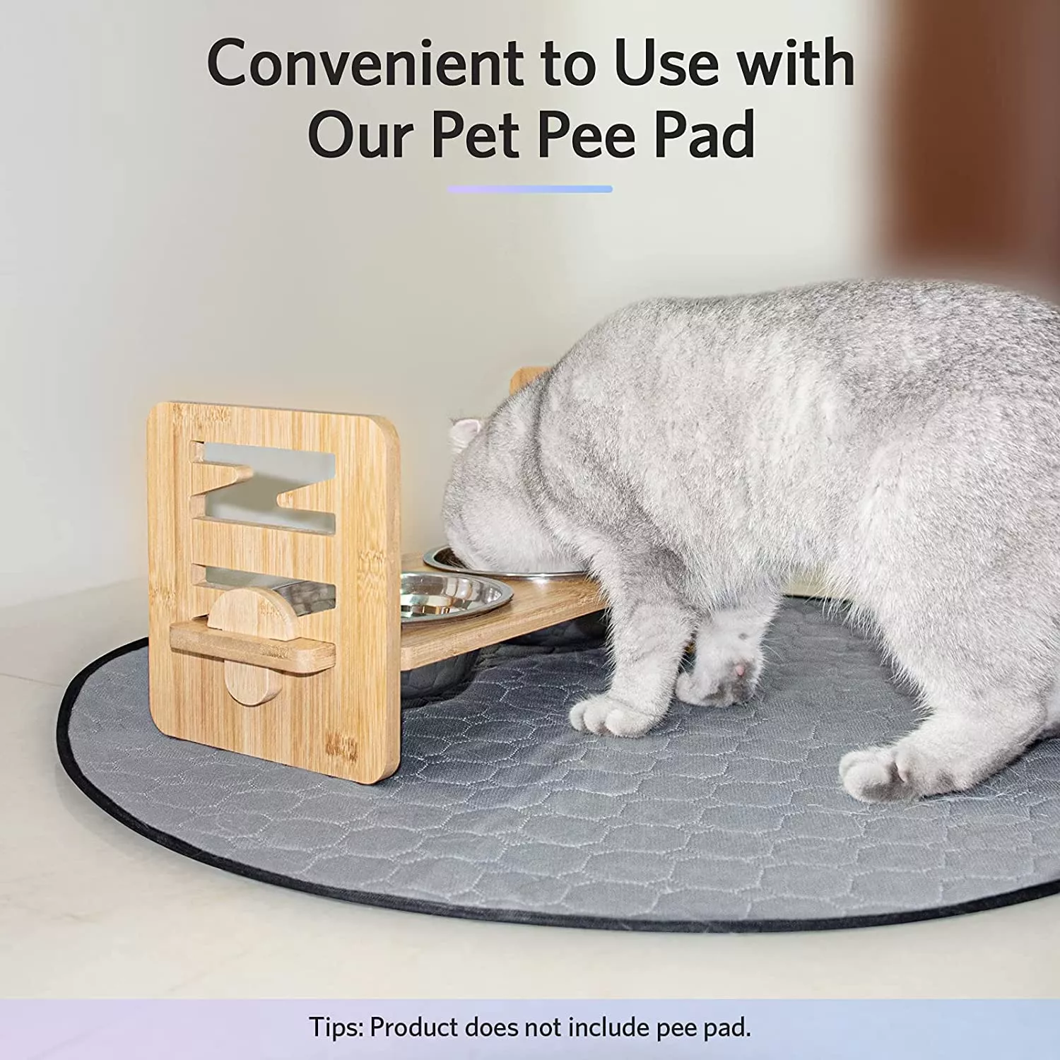Adjustable Raised Pet Bowl for Cats and Small Dogs - Image 4