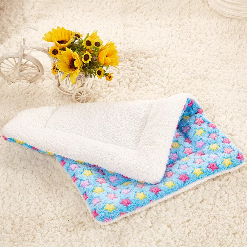 Washable Plush Pet Sleeping Mat - Warm Fleece Bed Mat for Cats and Dogs - Image 5