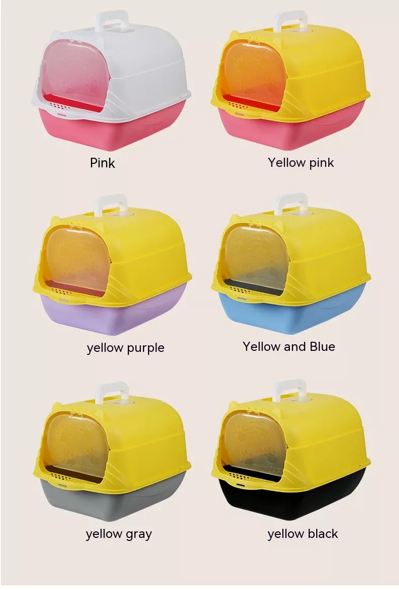 Fully Enclosed Splash-Proof Cat Litter Box - Image 9