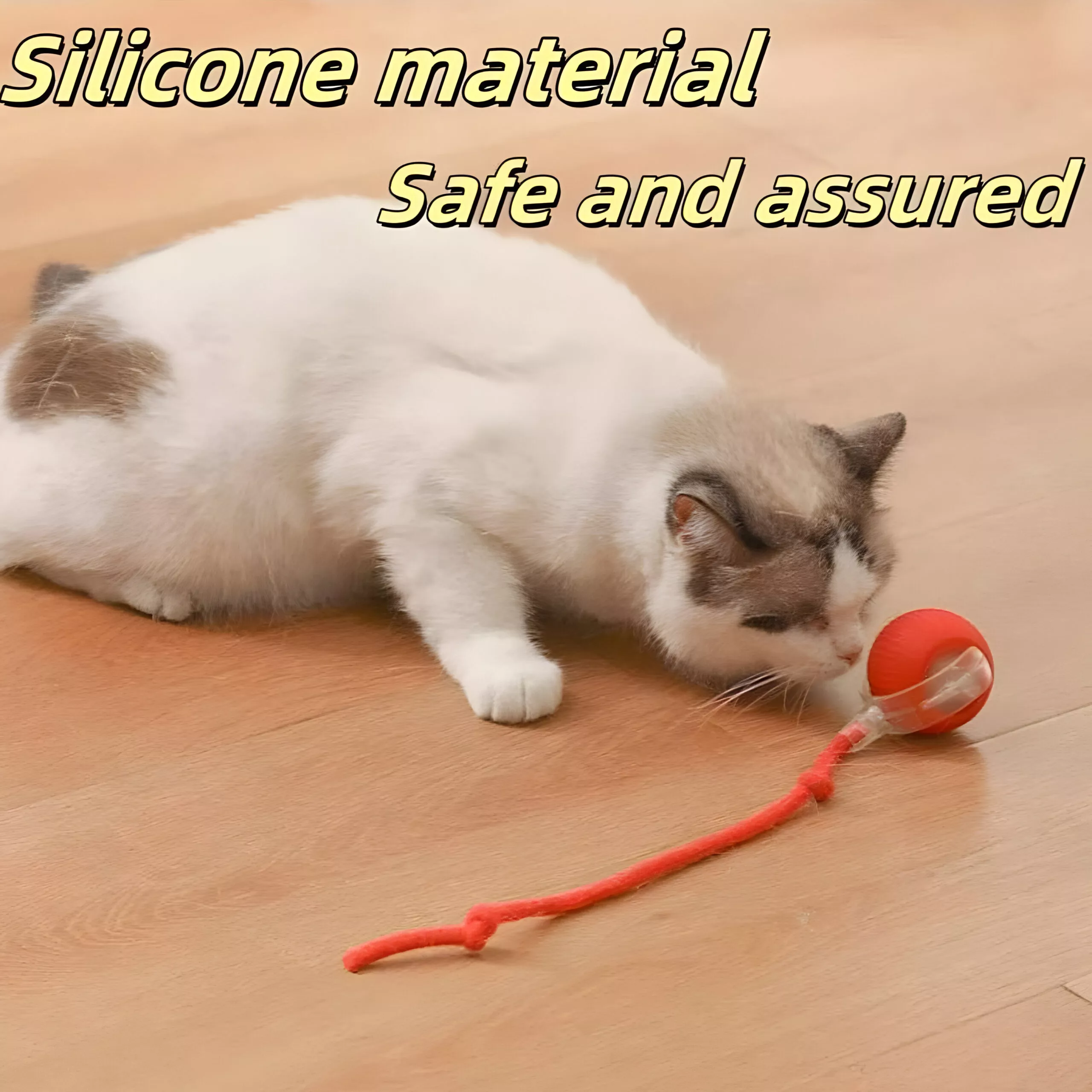 Interactive USB Rechargeable Rolling Ball Toy for Cats - Image 3