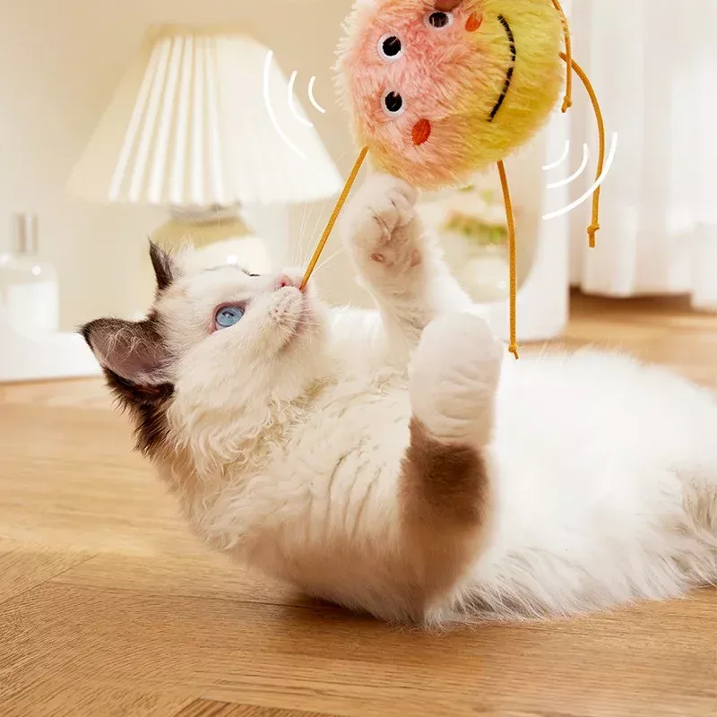 Interactive Plush Cat & Dog Toy with Sound