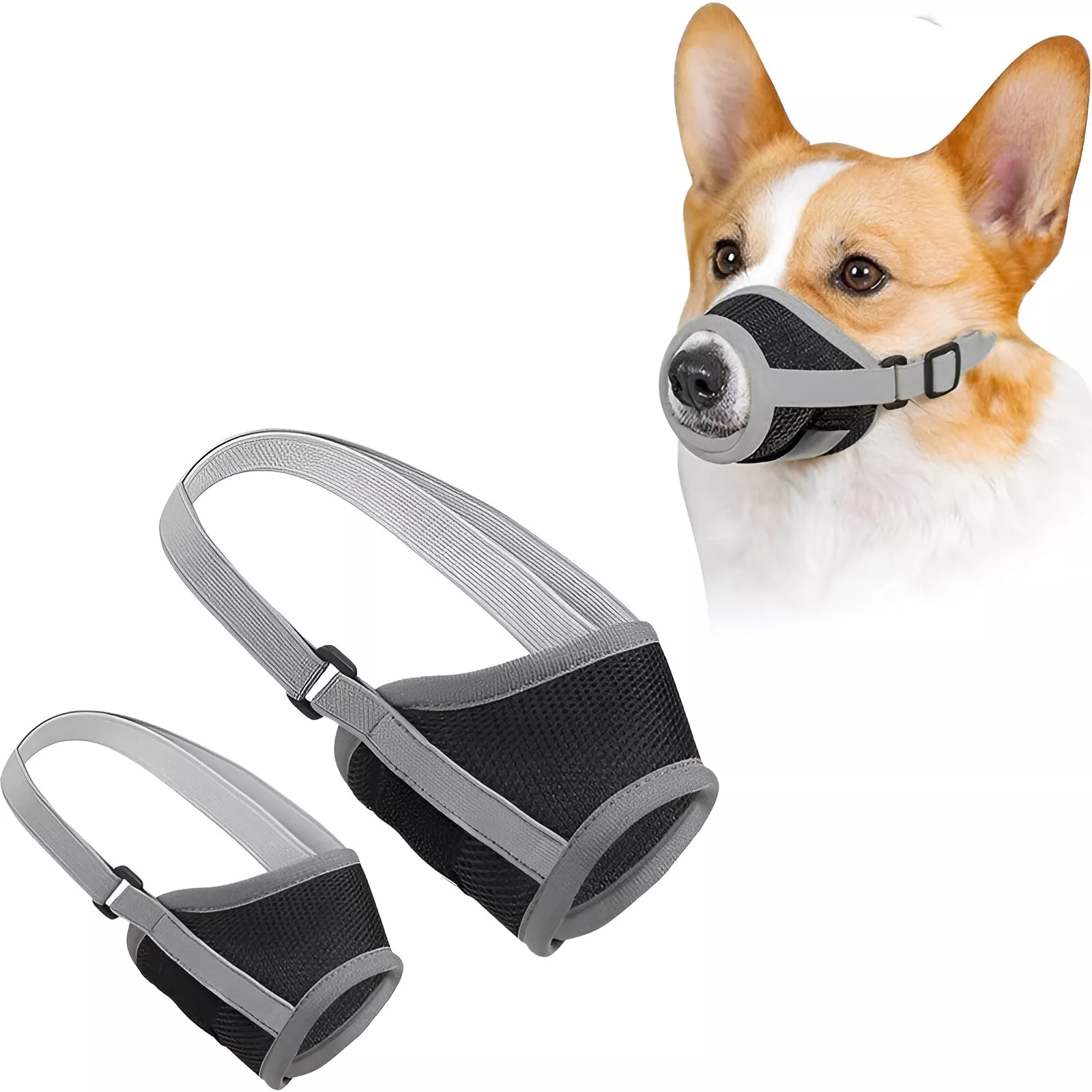 Breathable Mesh Dog Muzzle for Safe Training