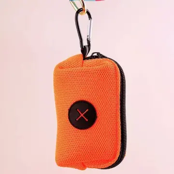 Portable Dog Poop Bag Dispenser with Mini Litter Holder