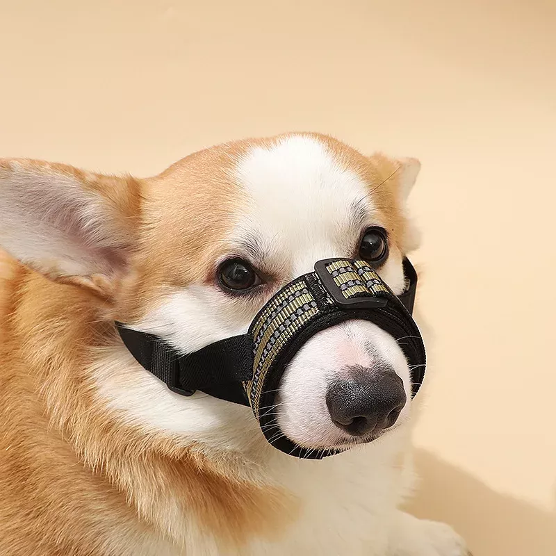 Adjustable Anti-Bite Pet Muzzle for Medium and Large Dogs - Image 3