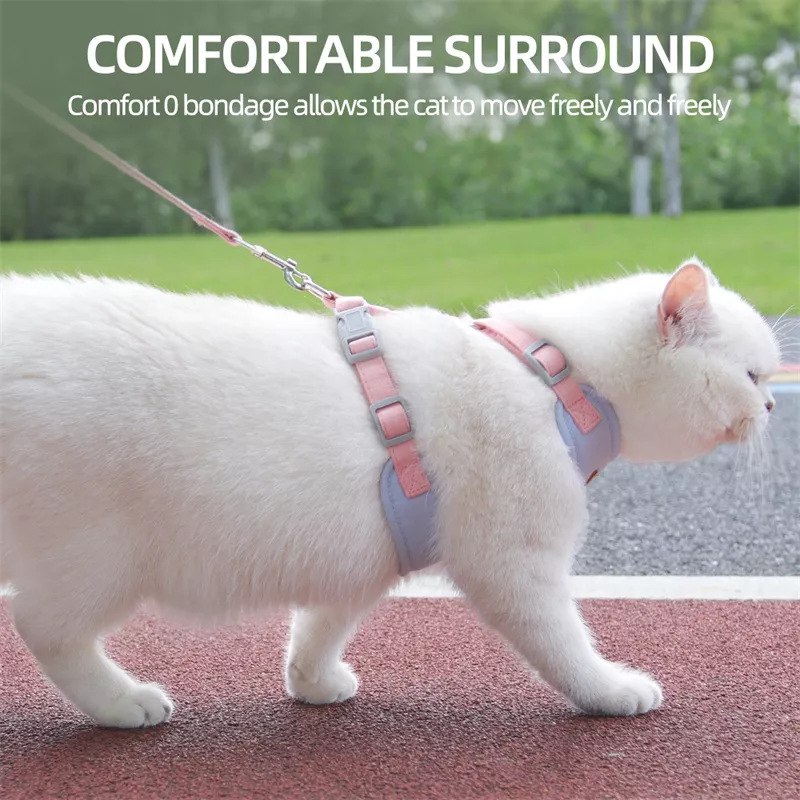 Cozy Soft Cat Harness and Leash for Walking - Image 5