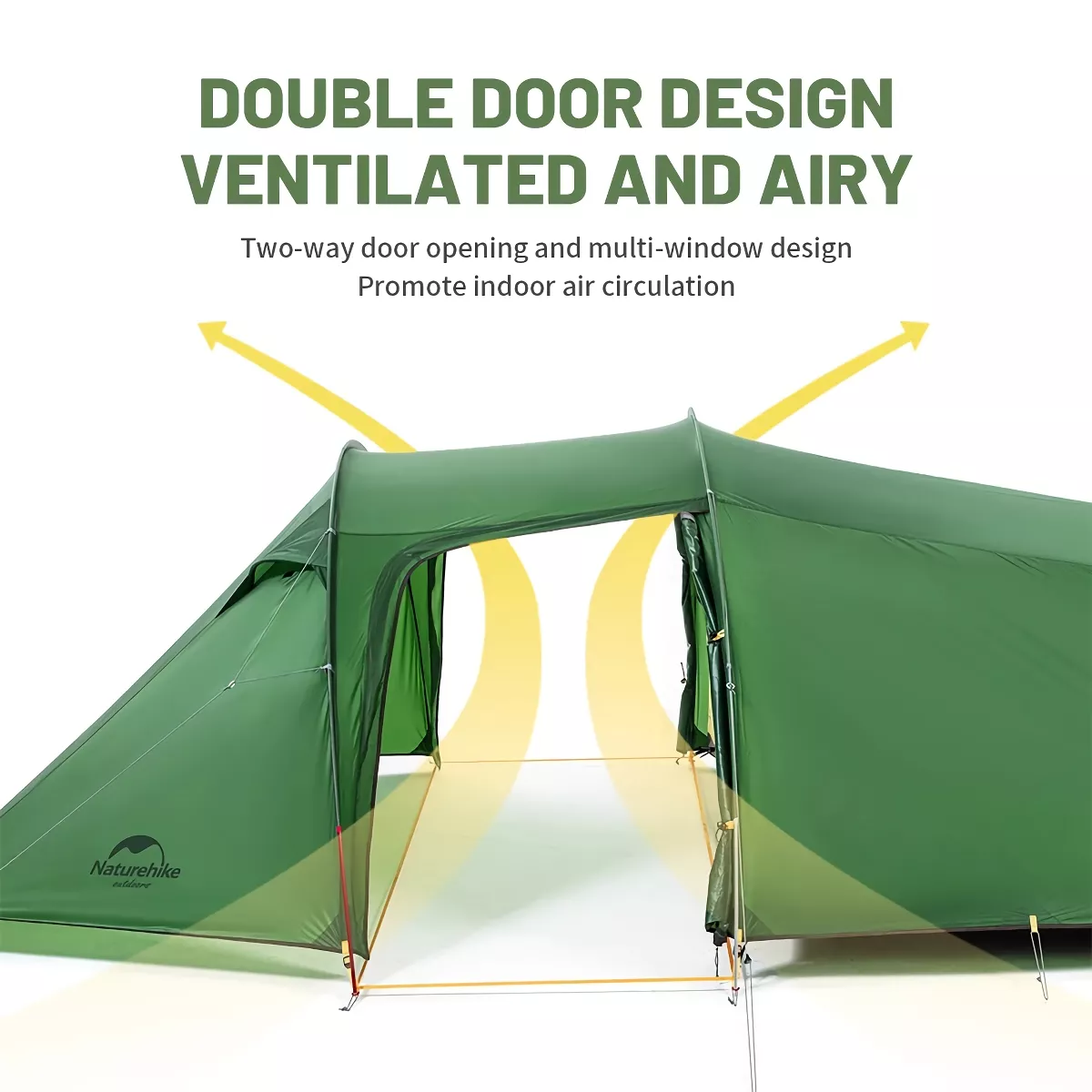 Ultralight 4-Season Hiking Tent for 2-4 People, Waterproof Family Travel Camping Tent - Image 5
