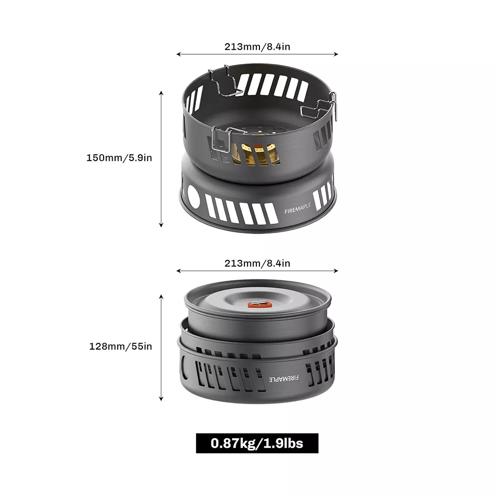 Portable Outdoor Cooking Kit with Gas Burner - Image 6