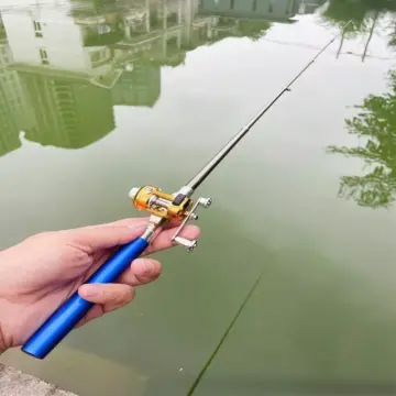 Mini Telescopic Pen Fishing Rod and Reel Set
