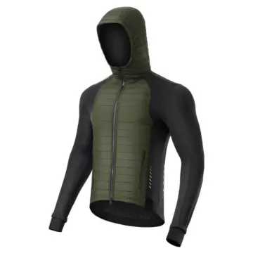 Men's Thermal Cycling Jacket with Hood