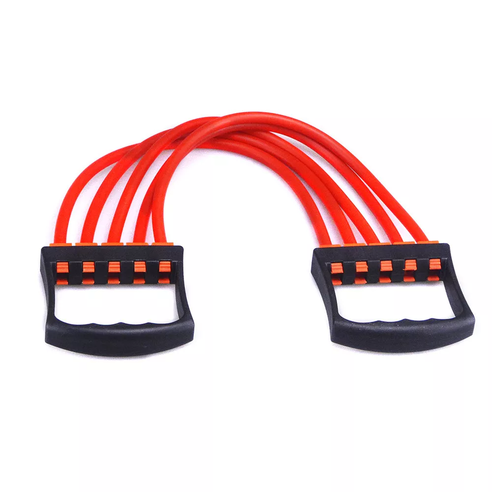 Adjustable Rubber Resistance Chest Expander for Arm, Shoulder & Pectoral Strength