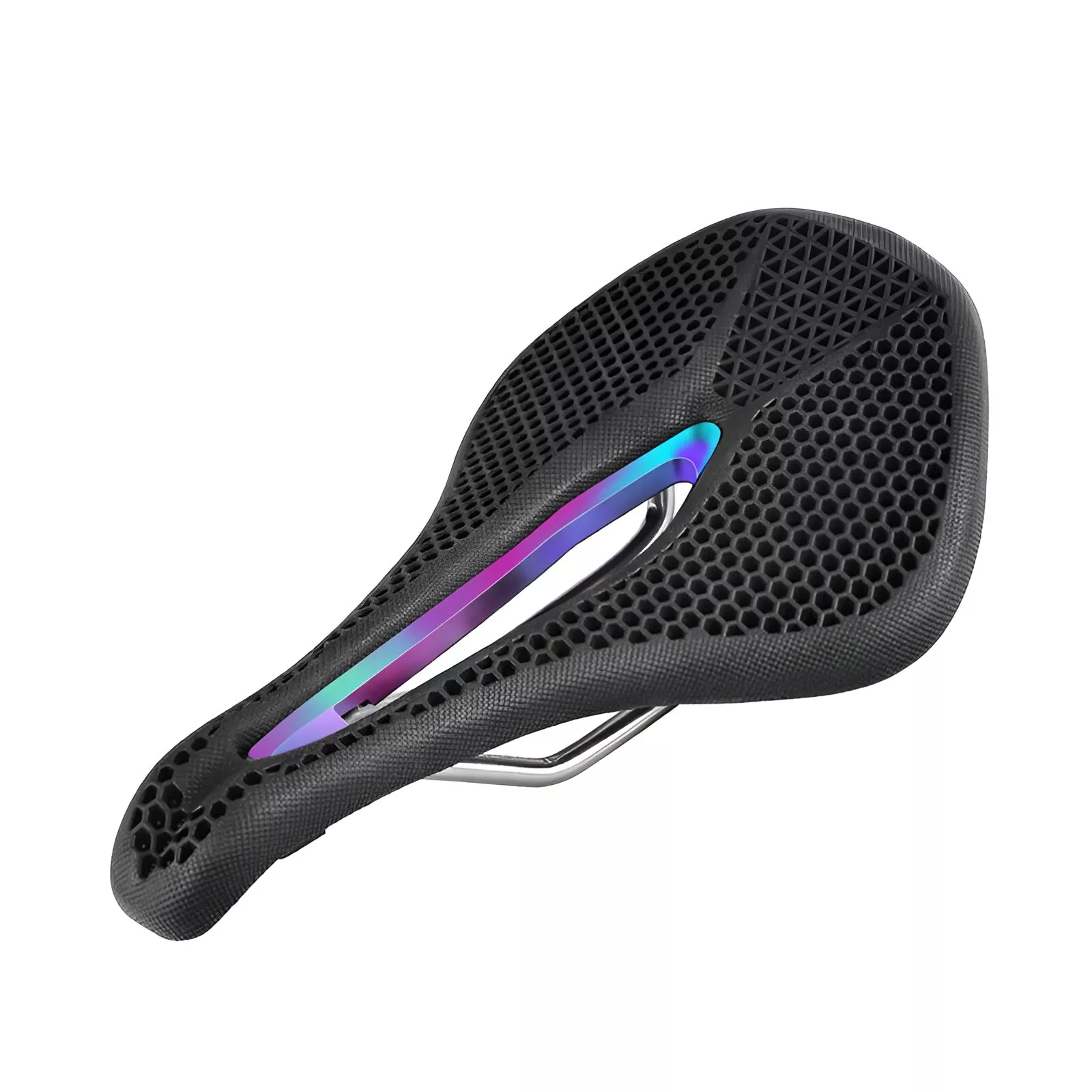 Honeycomb Breathable Shock Absorbing MTB Saddle - Comfortable Non-Slip Seat - Image 5
