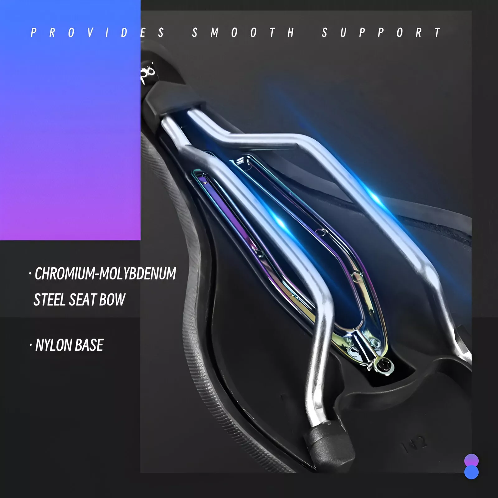 Honeycomb Breathable Shock Absorbing MTB Saddle - Comfortable Non-Slip Seat - Image 3