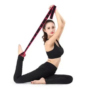 8-Section Elastic Yoga Dance Stretching Band for Fitness and Pilates