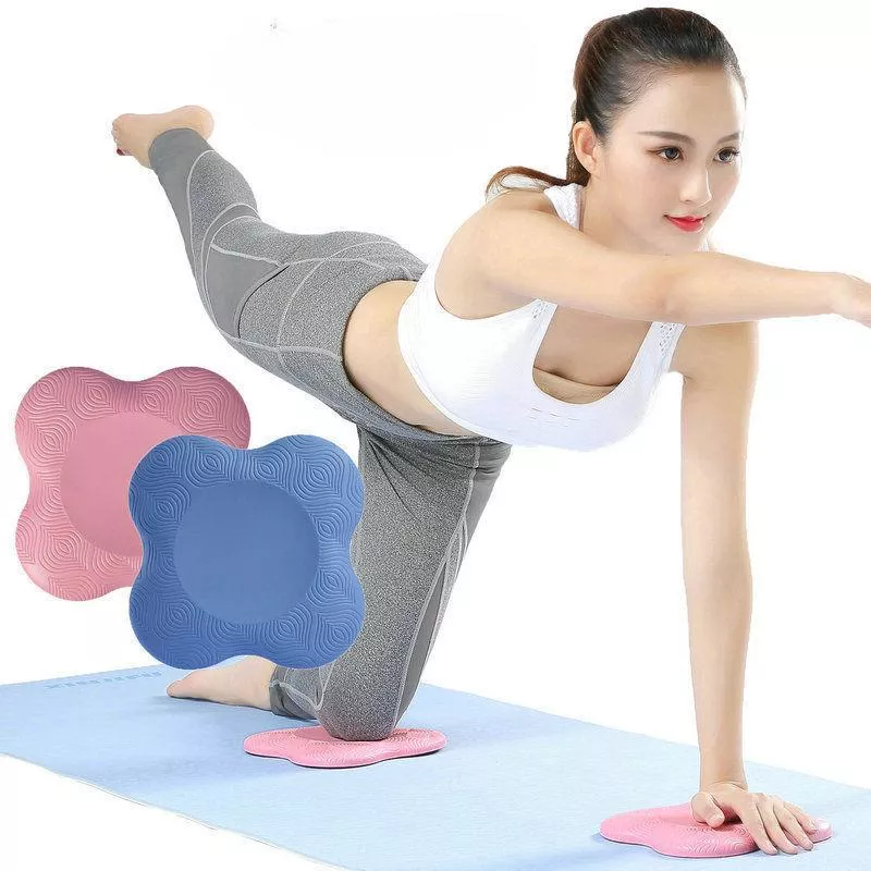 Thick TPE Yoga Knee Pad Cushion for Joint Support & Fitness Exercises