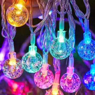 LED Crystal Ball String Lights