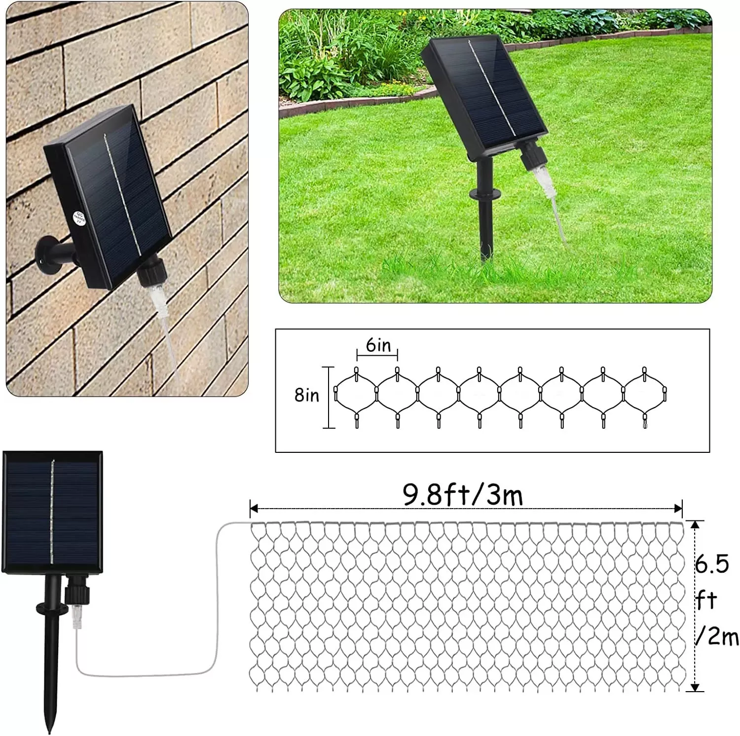 Solar-Powered LED Curtain Lights with Remote Control - Image 7