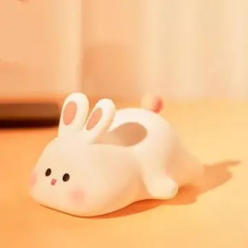 Adorable Rabbit-Shaped Silicone Night Light