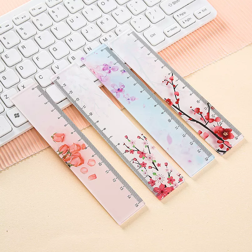 15cm Transparent Straight Ruler for School & Crafting - Image 3