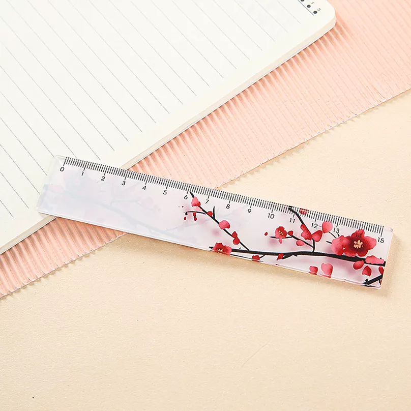 15cm Transparent Straight Ruler for School & Crafting - Image 5